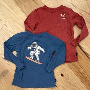 J. Crew Kids Long Sleeve Tees - Red and Blue